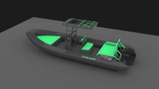 Lancha semirrígida 7,5 m. VULCAN ribs