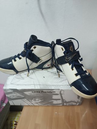 Zapatillas Nike LeBron - Azul y Blanco