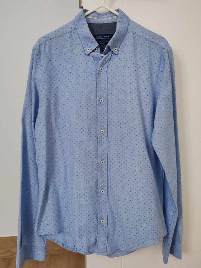 Camisa Zara hombre azul - Talla S