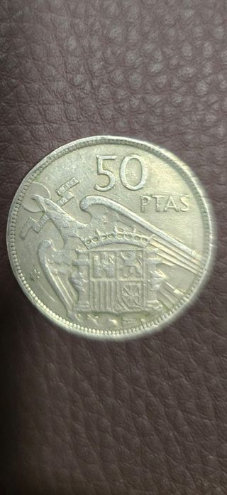 Moneda 50 Ptas. 1957 Estrella 59