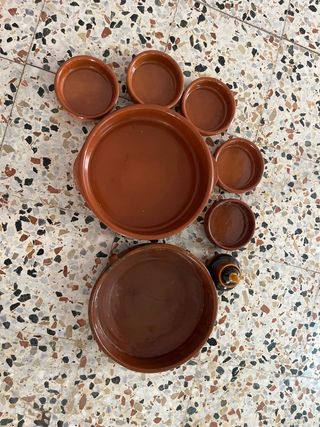 Vasijas barro - 7 piezas