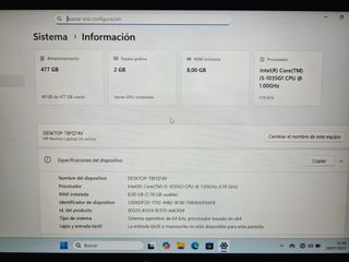 Portátil HP Pavilion 14 i5-8GB-512SSD