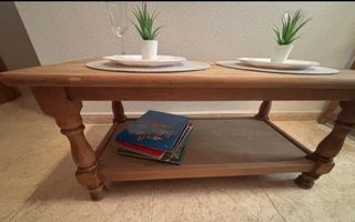 Mesa centro madera maciza