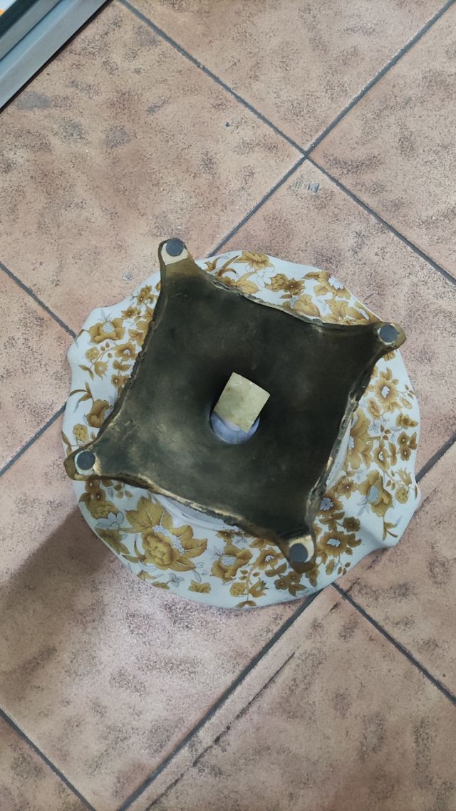 Centro de mesa porcelana 28 largo y 15 alto