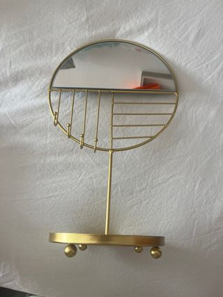 Joyero espejo dorado