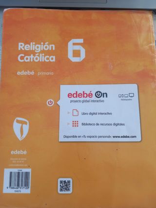 Libro texto asignatura Religión 6 Ed.Primaria 