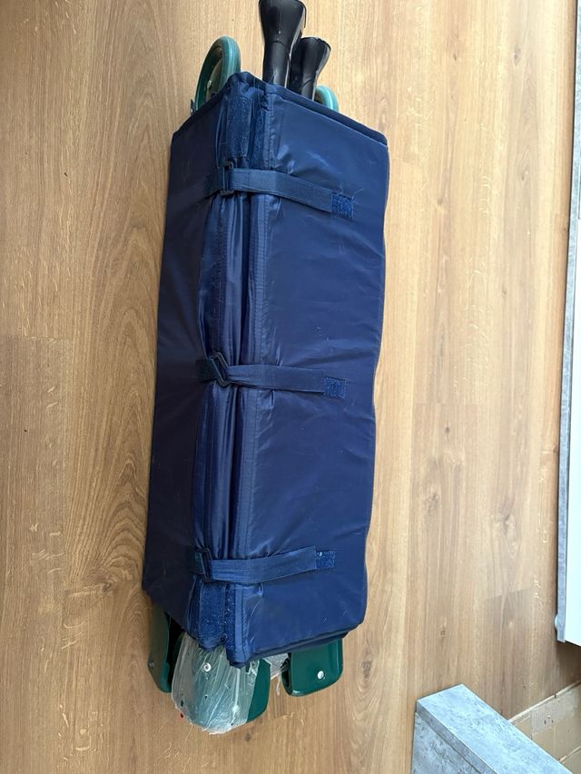 Cuna viaje - Plegable, Azul