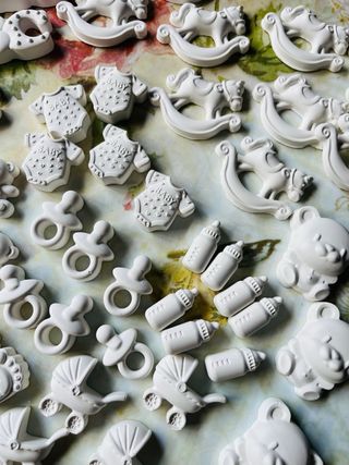 Gessetti nascita bomboniere - 48pz