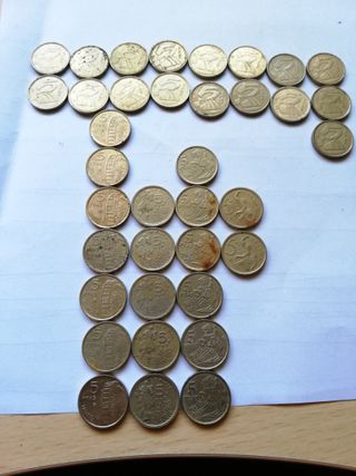 37 Monedas 5 Pesetas Años 90