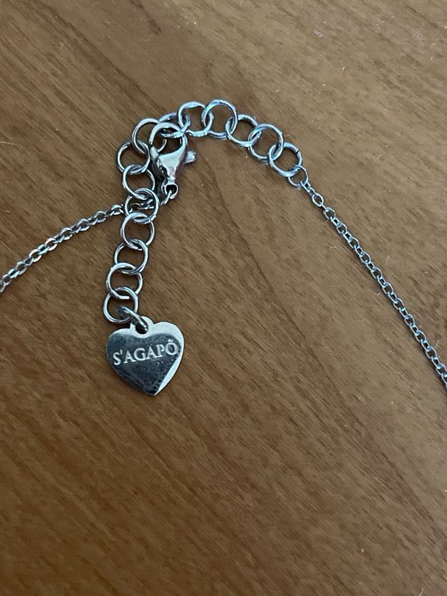 Collana Sagapo cuore verde