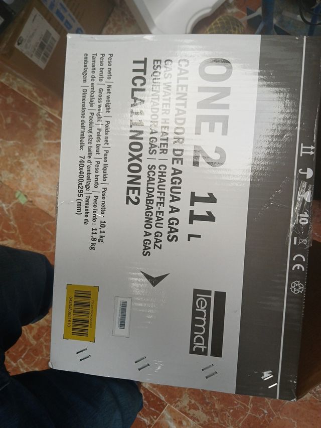 Calentador Termat 11L gas butano/natural