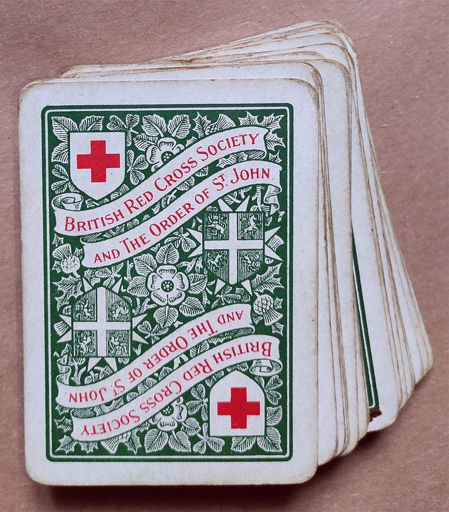 Carte gioco WWII British Red Cross