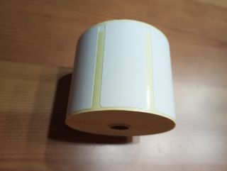 Etiquetas adhesivas blancas