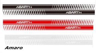 2 Autocolantes Saias Laterais para Carro Fiat Abar
