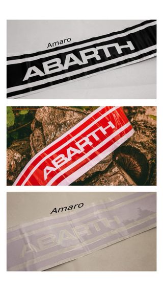 2 Autocolantes Saias Laterais para Carro Fiat Abar