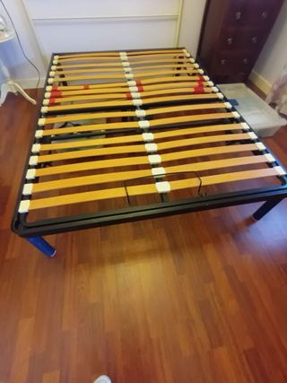 Cama articulada - base tapizada