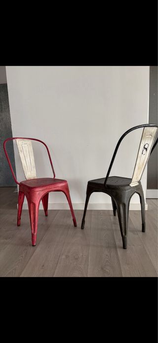 20 Sillas Vintage Metalicas