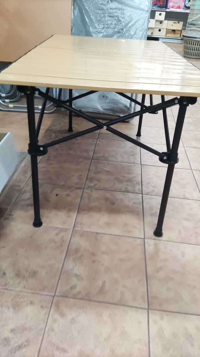 Mesa plegable camping - Metal