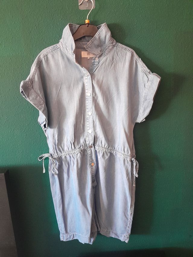 Macacão Jeans - Azul