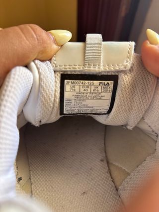 Zapatillas Fila blancas