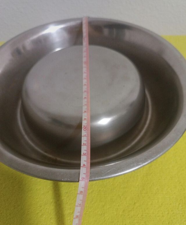 2 Comederos acero inoxidable mascotas