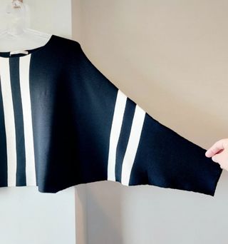 Jersey Uterque Negro Blanco  Talla M
