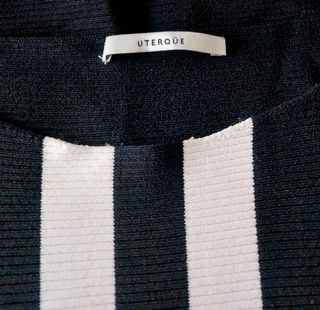 Jersey Uterque Negro Blanco  Talla M
