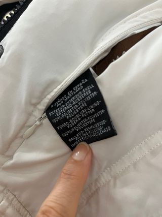 Chaleco reversible beige-negro