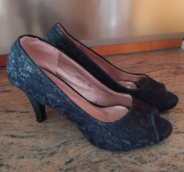 Zapatos mujer brillo sin estrenar