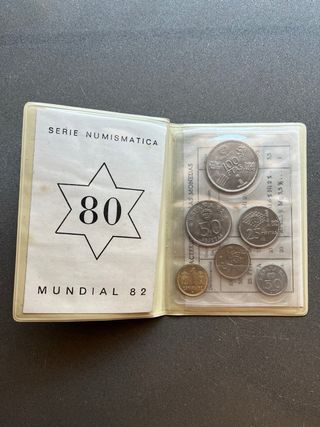 Monedas Mundial España'82 SERIE 80