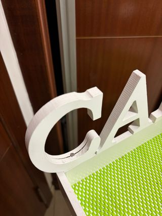 Carrito auxiliar 3 estantes blanco-madera