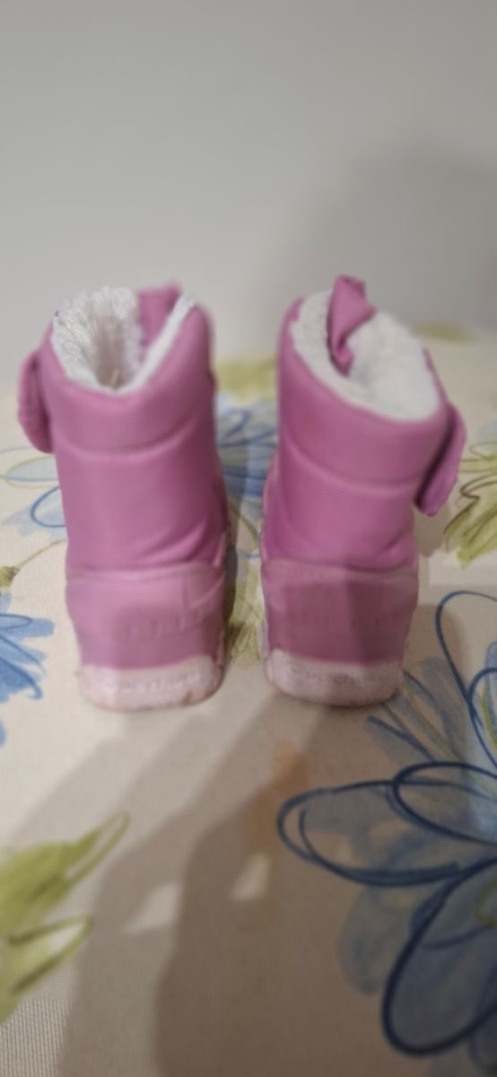 Botas nieve bebé niño niña rosa 20 21