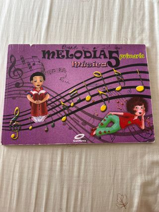 Libro Melodía 5 Primaria Música