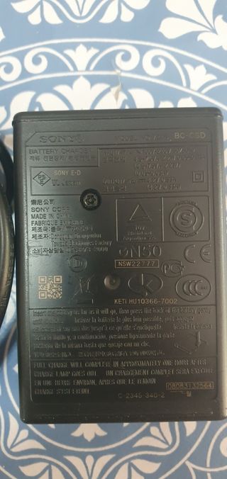 Cargador Sony - Camara