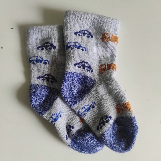 Calcetines bebé coches
