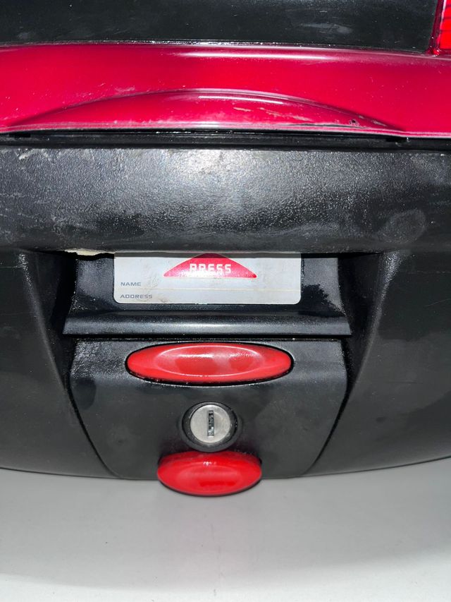 Maleta moto PEUGEOT roja