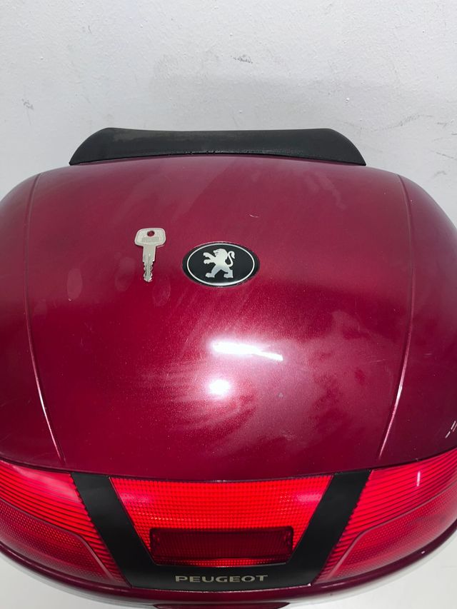 Maleta moto PEUGEOT roja