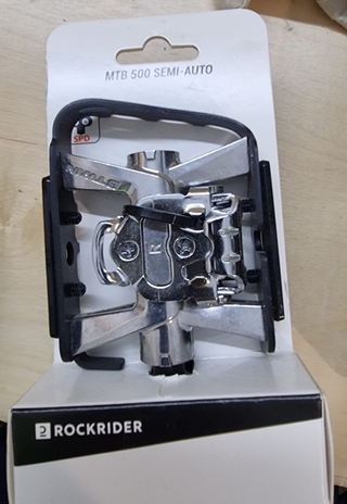 Pedales MTB Rockrider 500 SPD