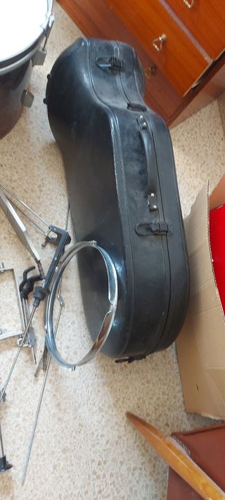 Funda de violín  negra en paño