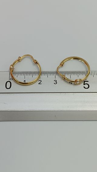 Pendientes de oro de 18kt.