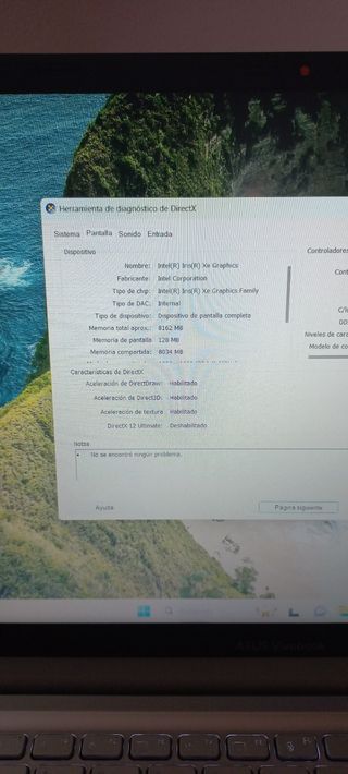 Asus Vivobook 15, i7 12th 16Gb y 1Tb SSD