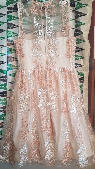 Vestido rosa pastel,  ideal para fiesta/ boda