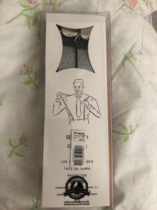 Tirantes Alsina - negros con lunares blancos.