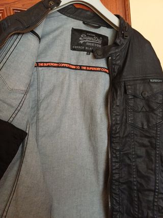Cazadora Superdry negra - Talla L