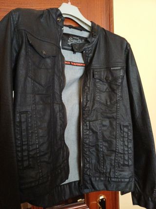 Cazadora Superdry negra - Talla L