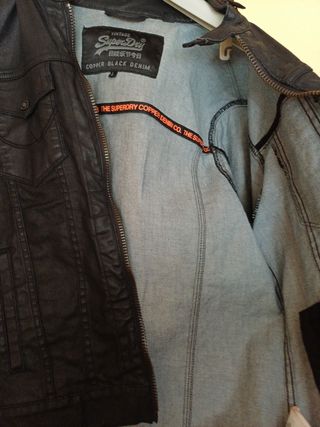 Cazadora Superdry negra - Talla L