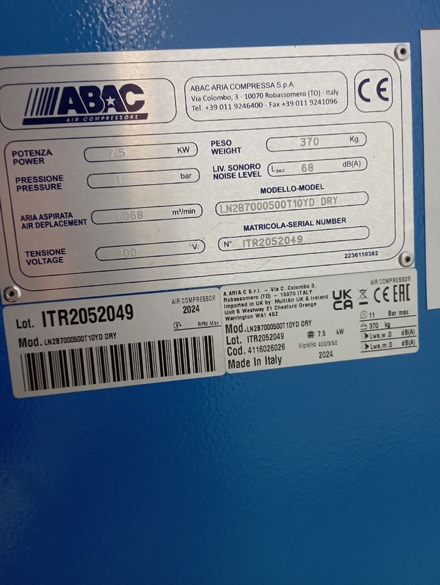 Compresor ABAC silenciós 