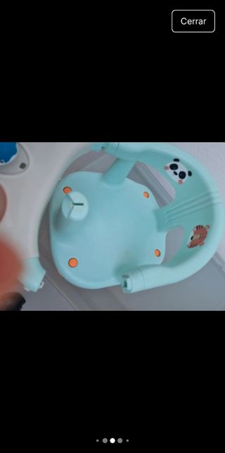 Asiento bañera niños usado dos veces