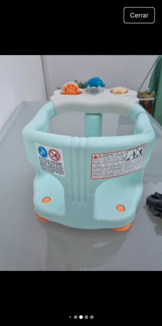 Asiento bañera niños usado dos veces