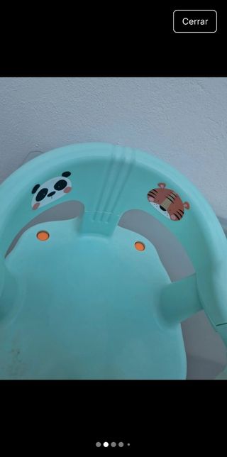 Asiento bañera niños usado dos veces